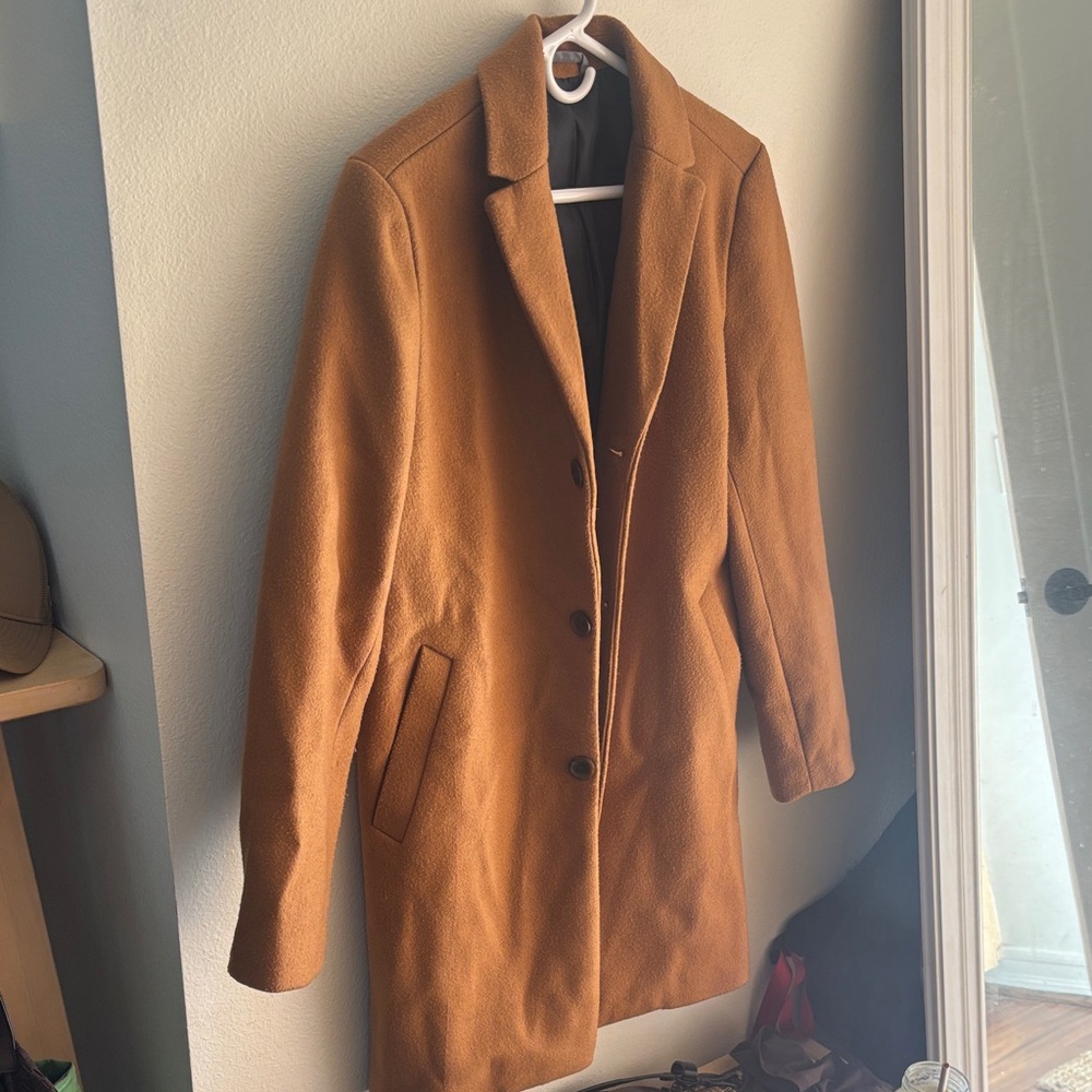 Men’s Old Navy Tan Overcoat S